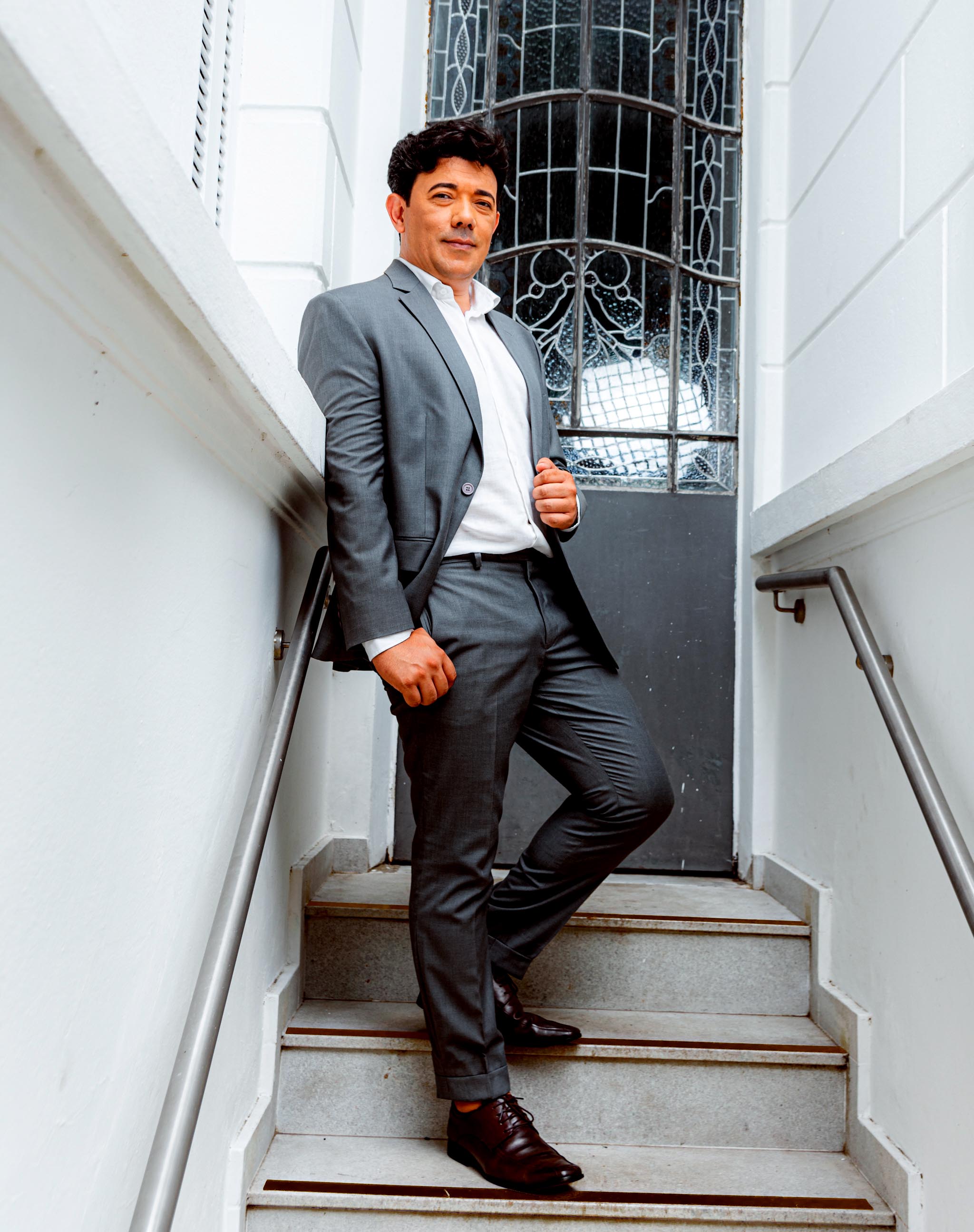 Samuell Almeida em processo criativo